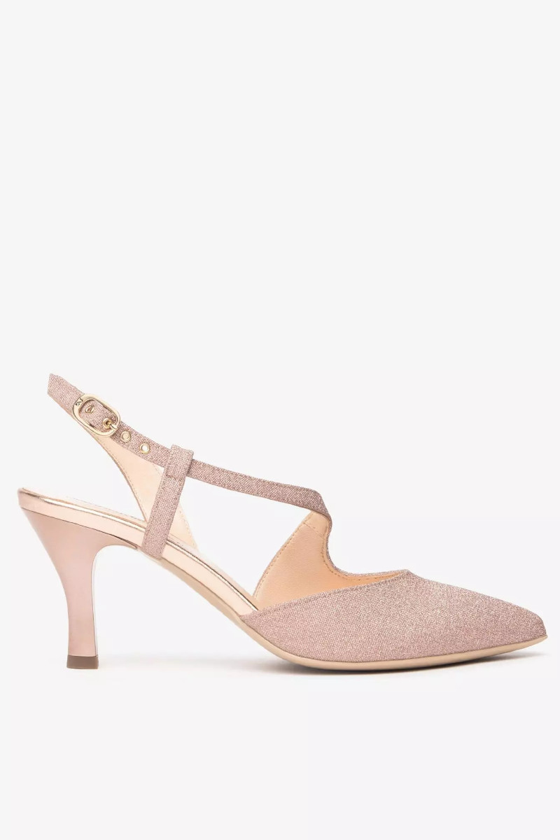 NeroGiardini Sandalo elegante laminato