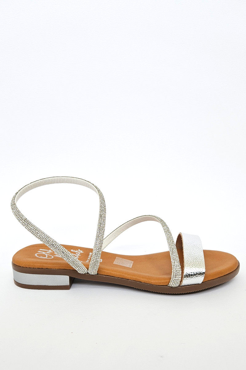 Oh! My Sandals Sandalo basso brillantini