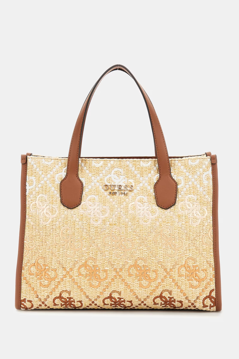GUESS Borsa a mano rafia 4Glogo