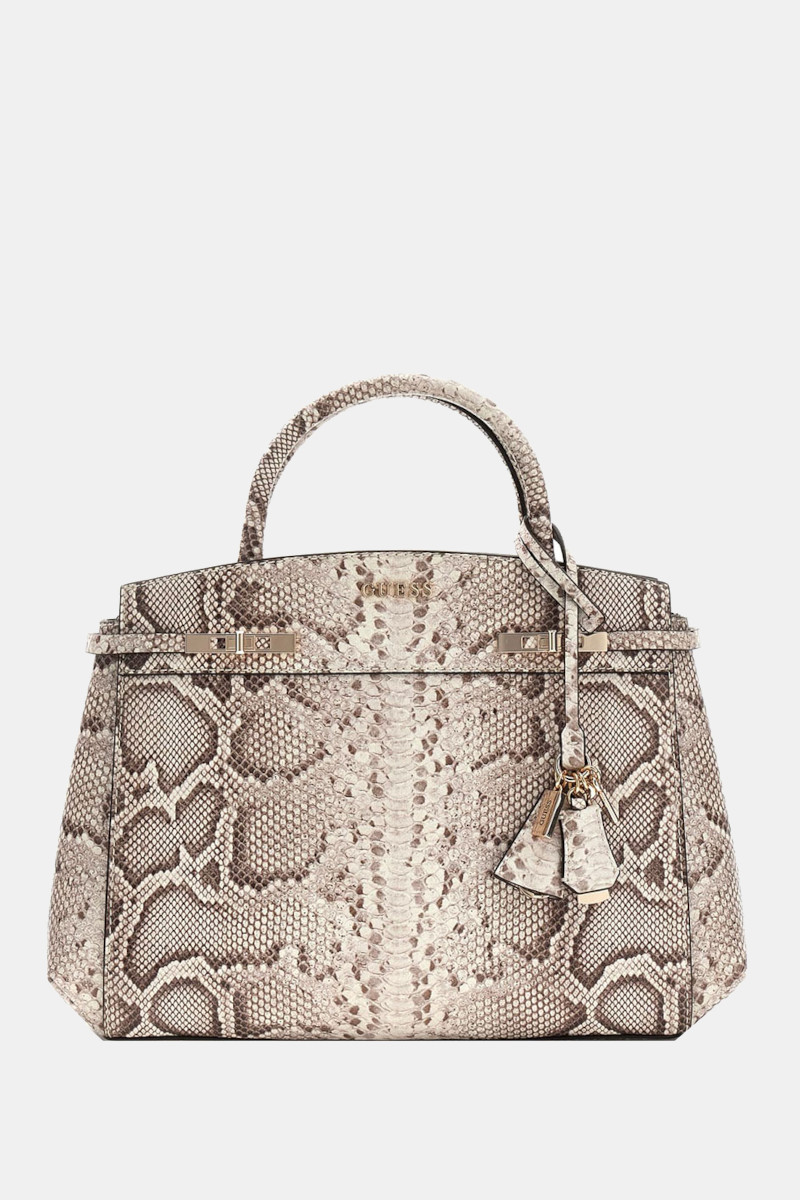Guess Borsa a mano Melinda stampa pitonata