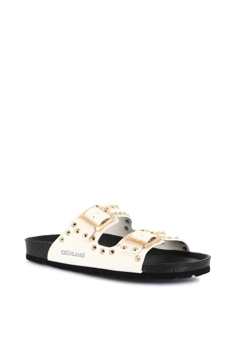 Grunland Ciabatta doppia fascia con borchie - immagine 5
