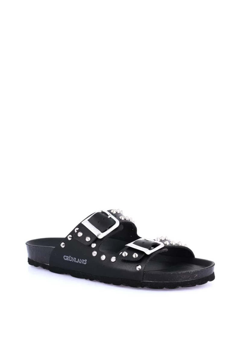 Grunland Ciabatta doppia fascia con borchie - immagine 2