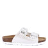 Grunland Ciabatta doppia fascia con borchie