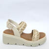 B LINE Sandalo zeppa memory foam