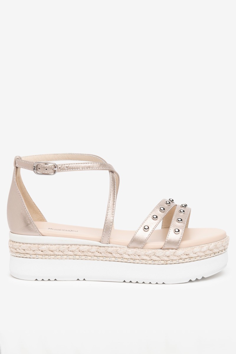 sandali nerogiardini donna rosa intreccio