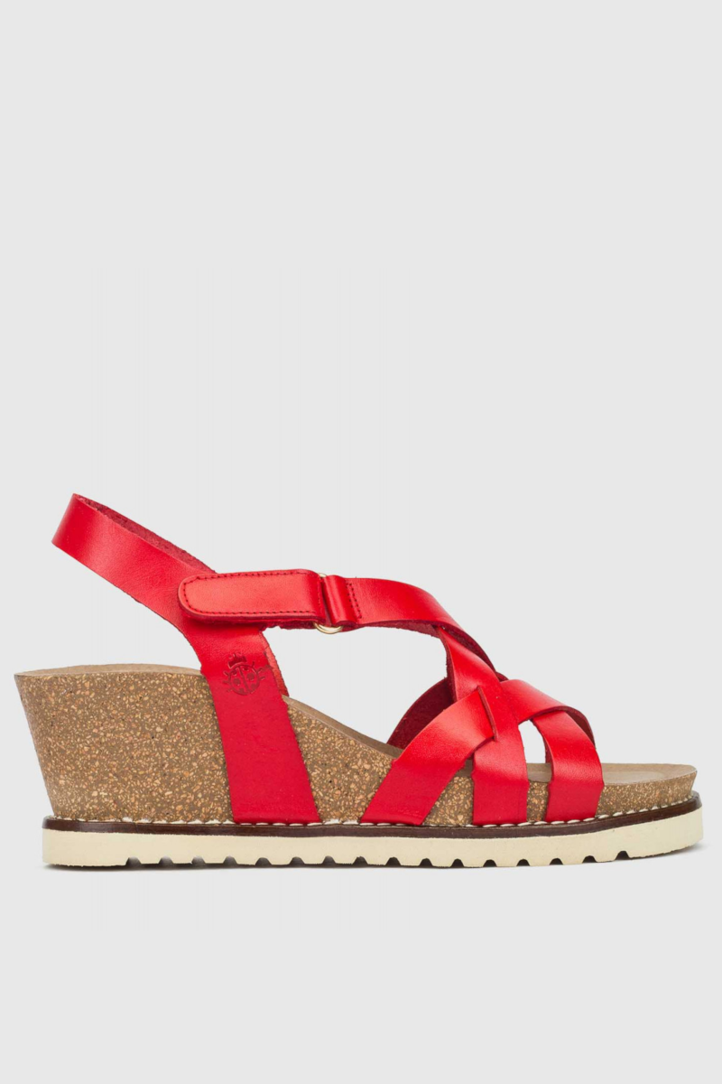 sandalo motril 024 yokono zeppa rosso