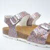 SANDALO GRUNLAND BAMBINA GLITTER ROSA