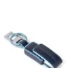 portachiavi pennina USB piquadro pelle blu AC5597B2